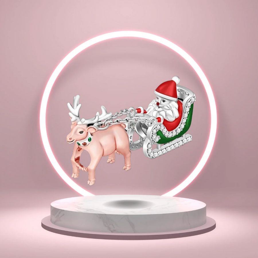 Santa's Sleigh Charm