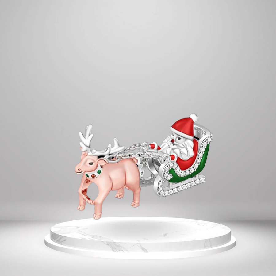 Santa's Sleigh Charm