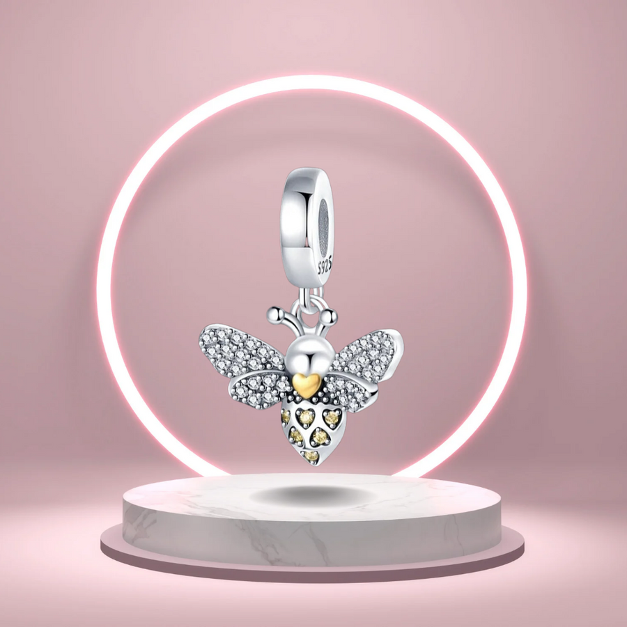 Sparkling Bee Charm