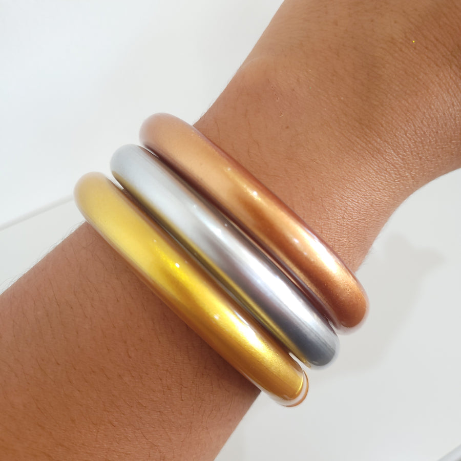 Jumbo Tri Jelly Bangles