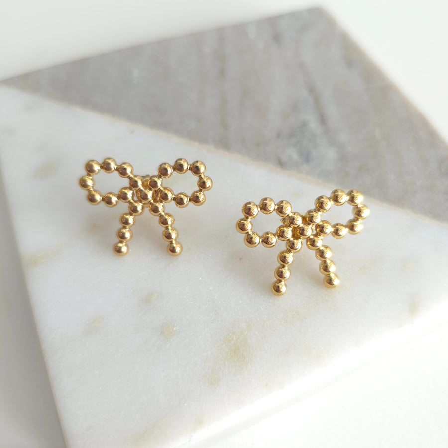 Bubble Bow Earrings