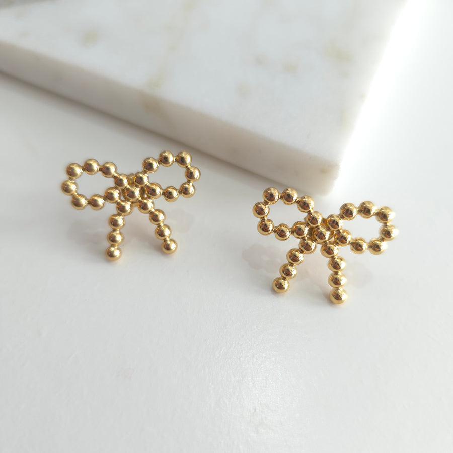 Bubble Bow Earrings