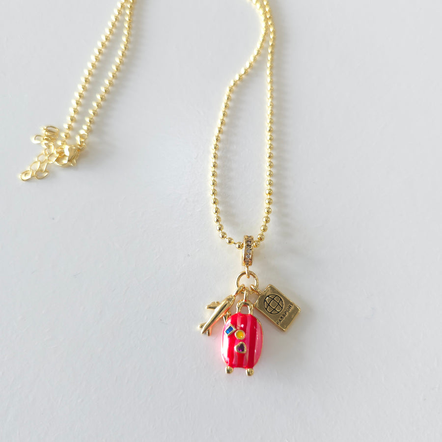 Travel Girl Necklace