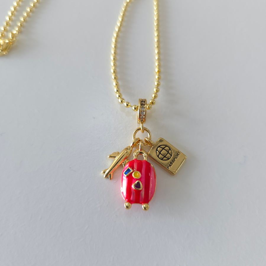 Travel Girl Necklace