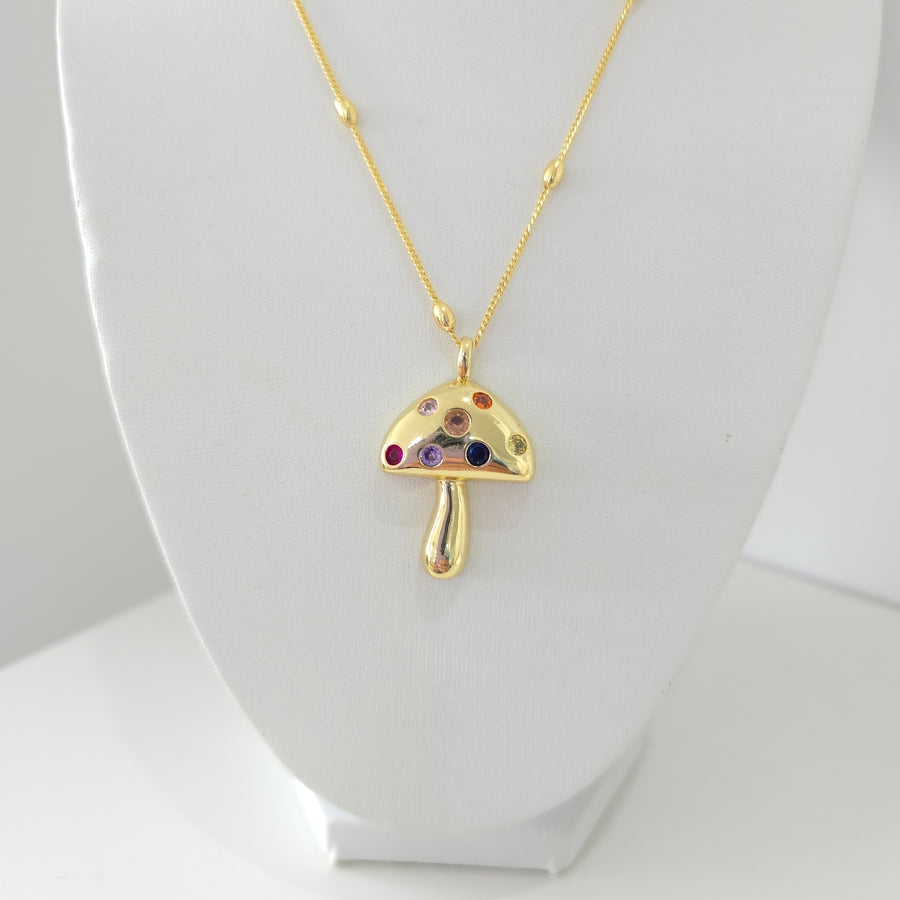 Mushroom Necklace