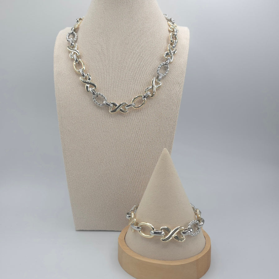 Zamira Necklace and Bracelet