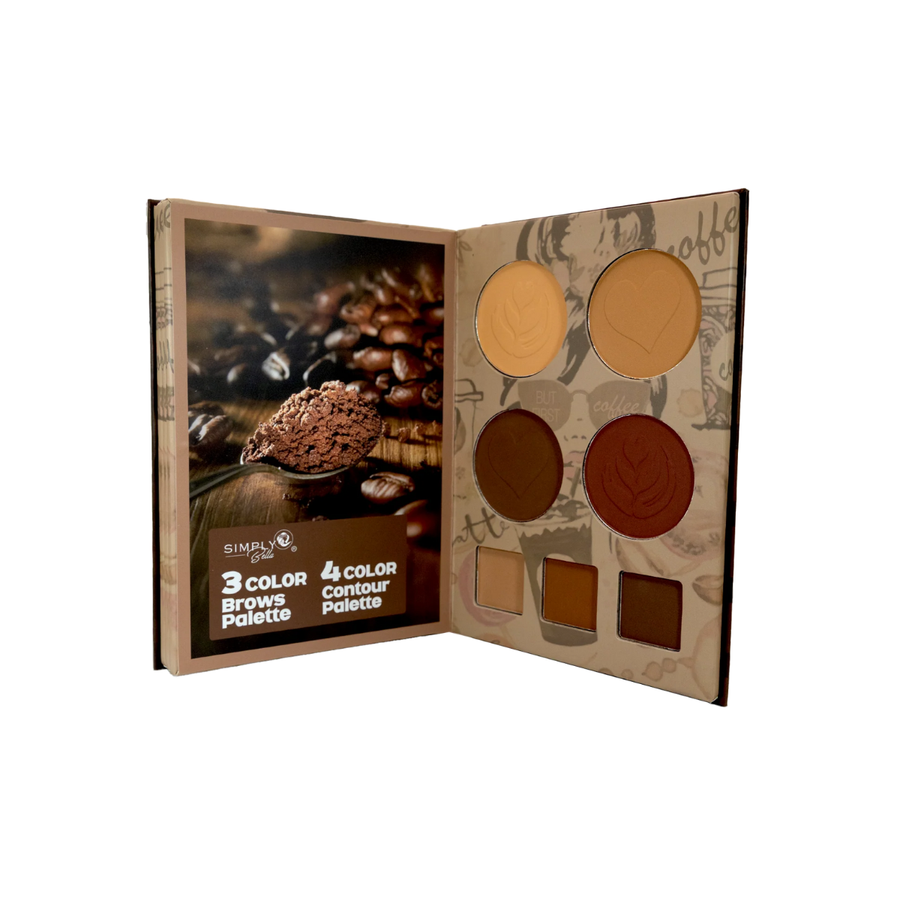 Coffee Time Pressed Pigment Palette