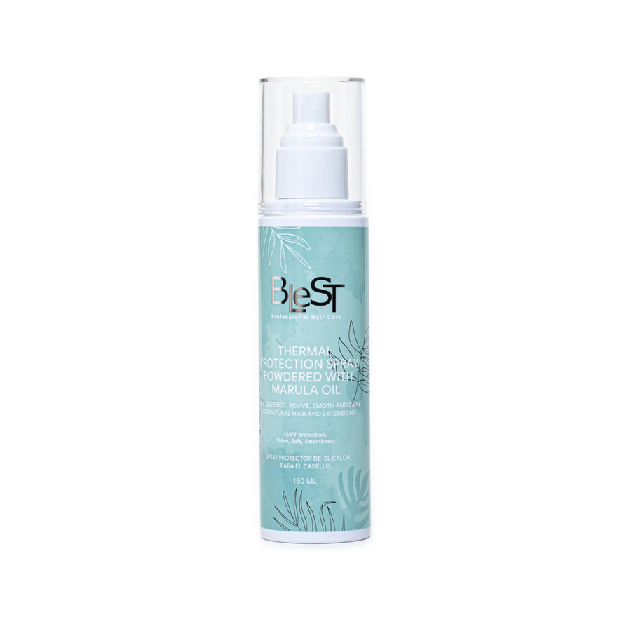 Thermal Protection Spray Powdered with Marula Oil
