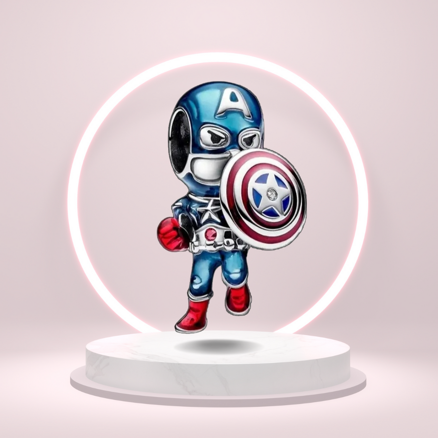 Captain America Charm