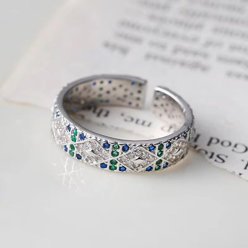 Sparkling Multicolor Ring