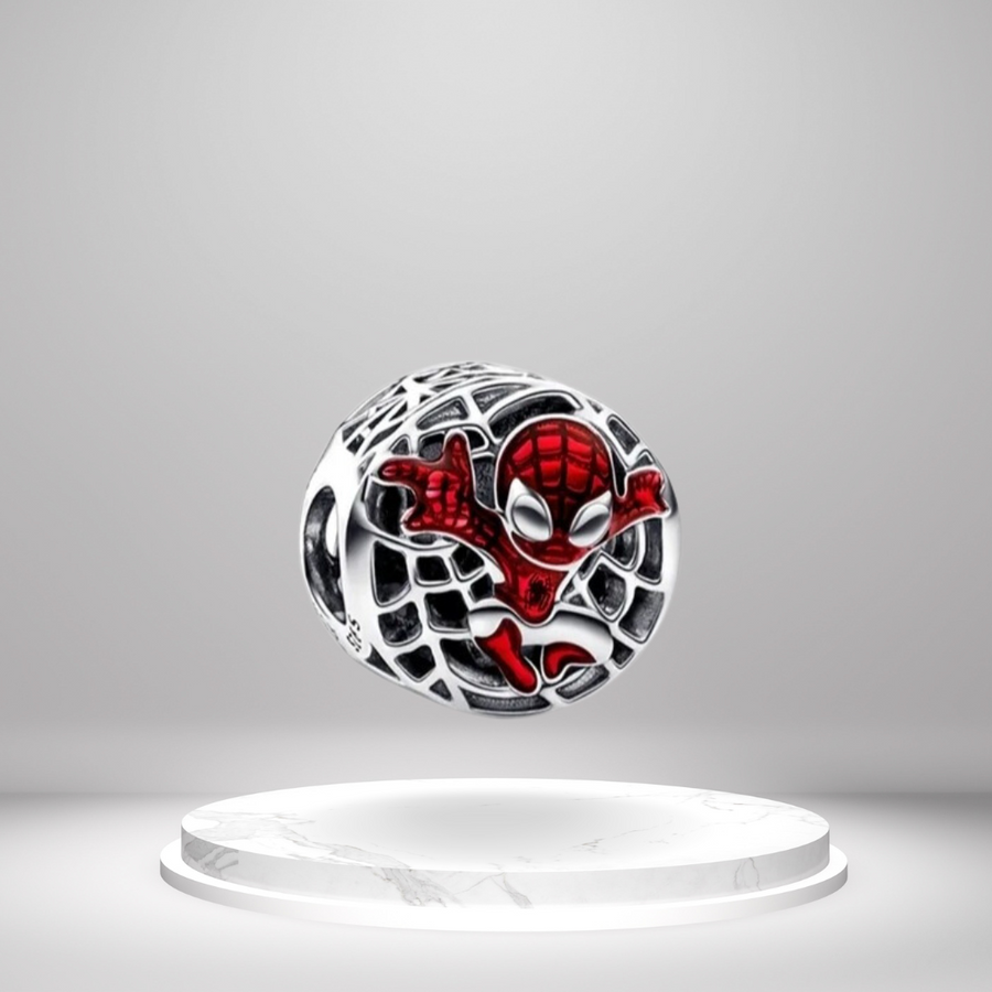 Spiderman Round Charm