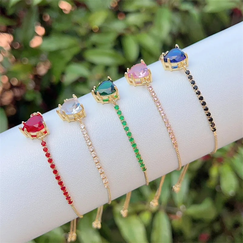 Crystals Heart Bracelet