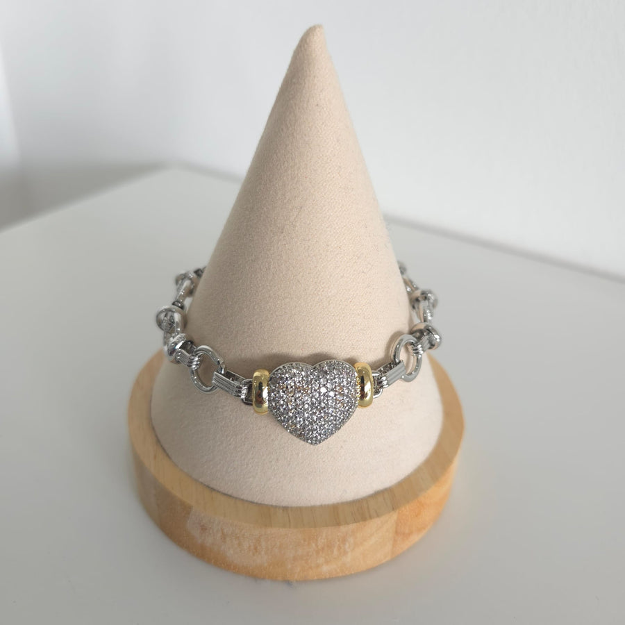 Heart Link Chain Set