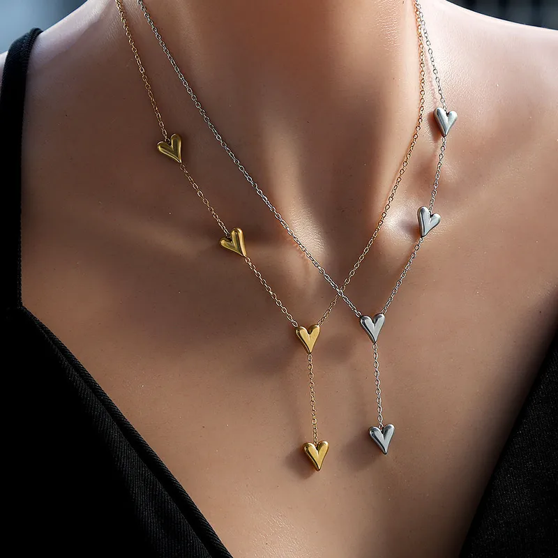 Lariat Heart Necklace