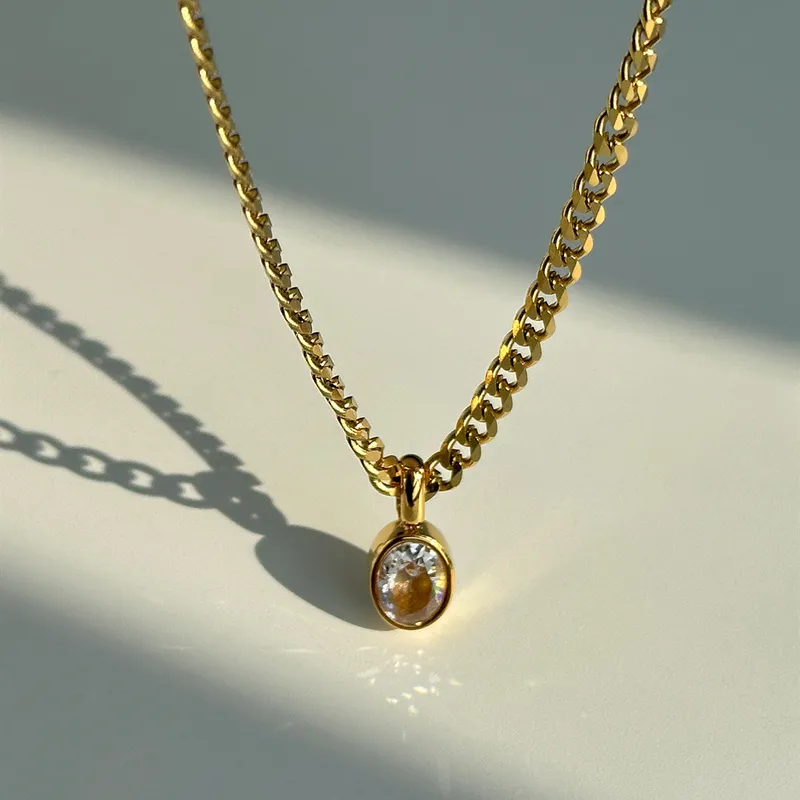 Crystal Drop Necklace