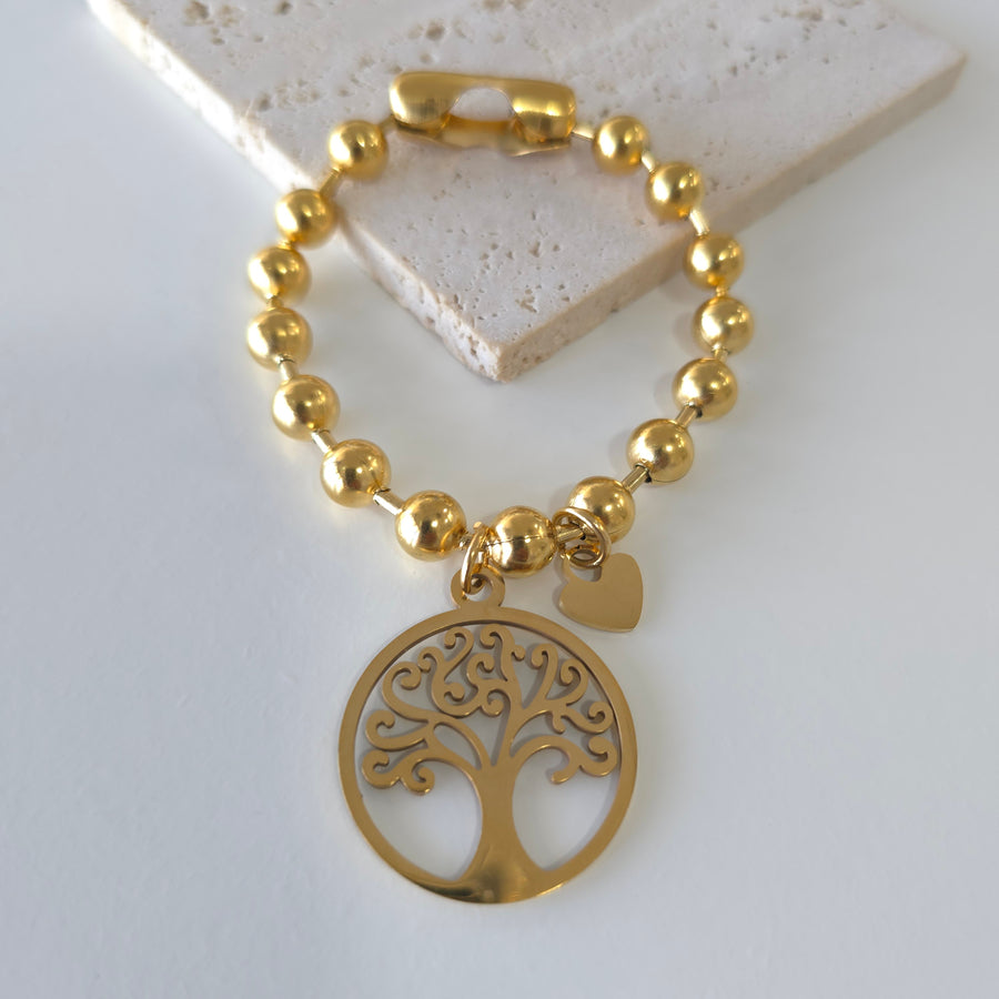 Ball Chain Charm Bracelet