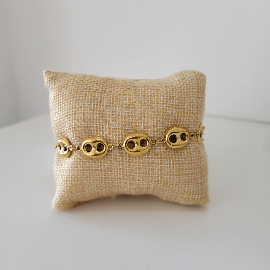 Pig Nose Necklace and Bracelet