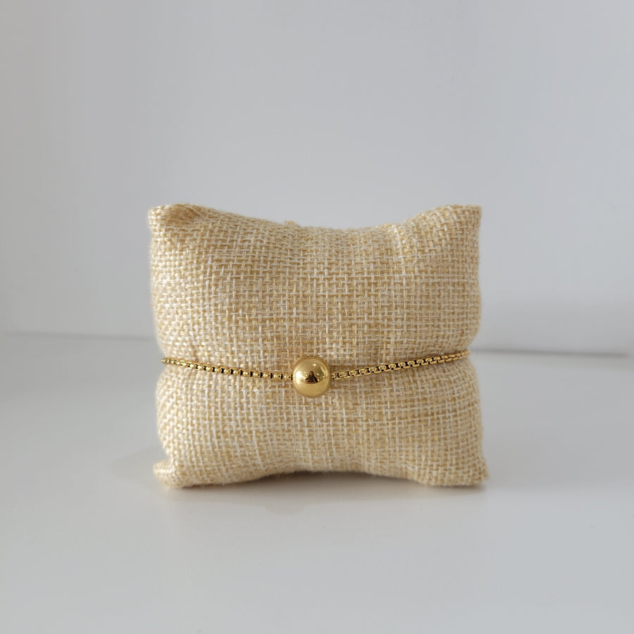 Gold Ball Bracelet
