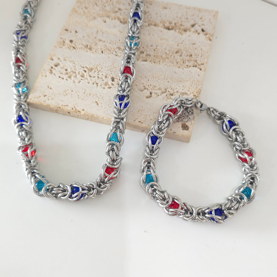 Anastasia Necklace and Bracelet