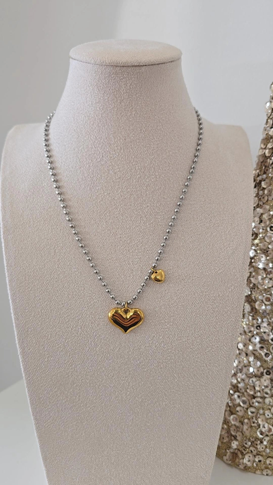 Double Heart Necklace