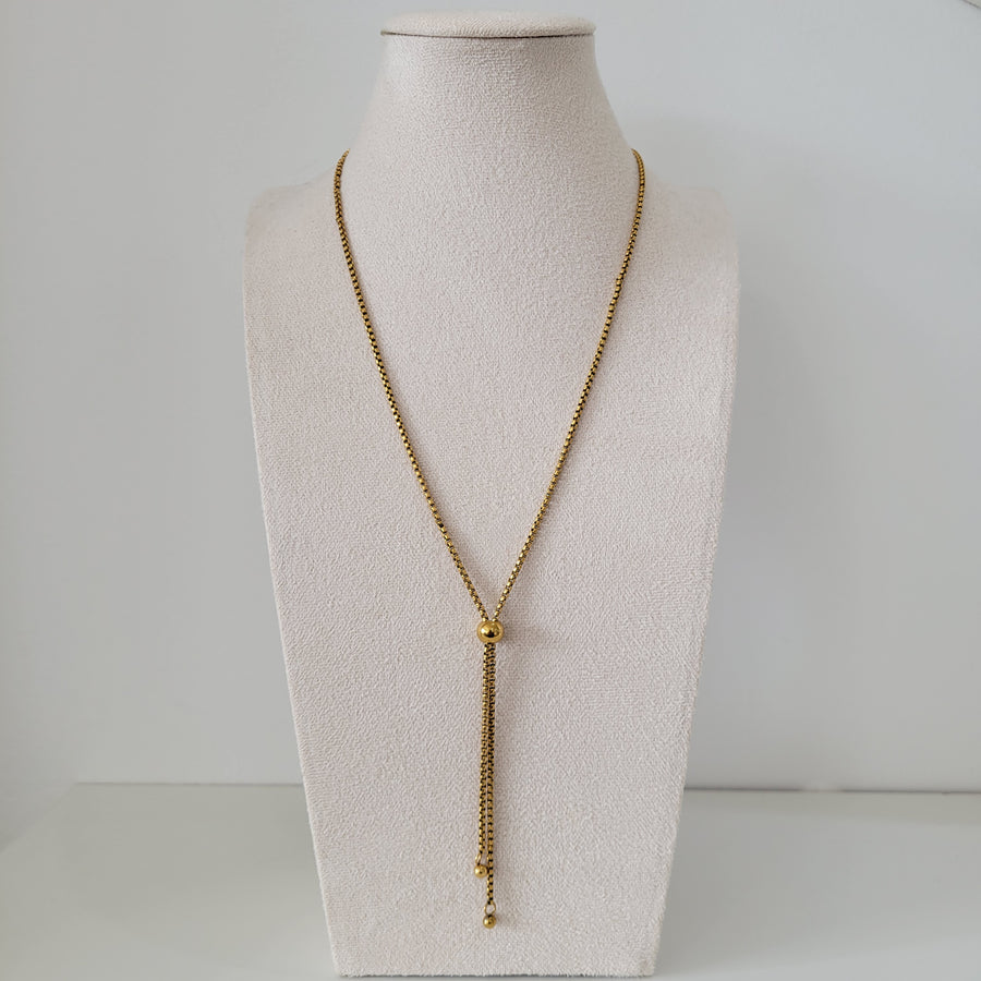 Gold Ball Necklace