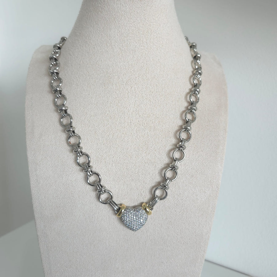 Heart Link Chain Set