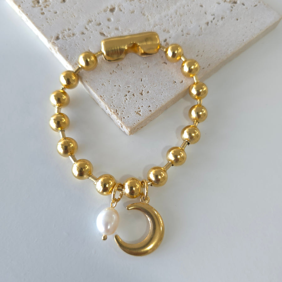 Ball Chain Charm Bracelet