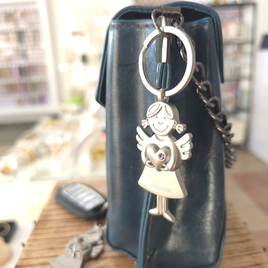 Angel Birth Month Keychain