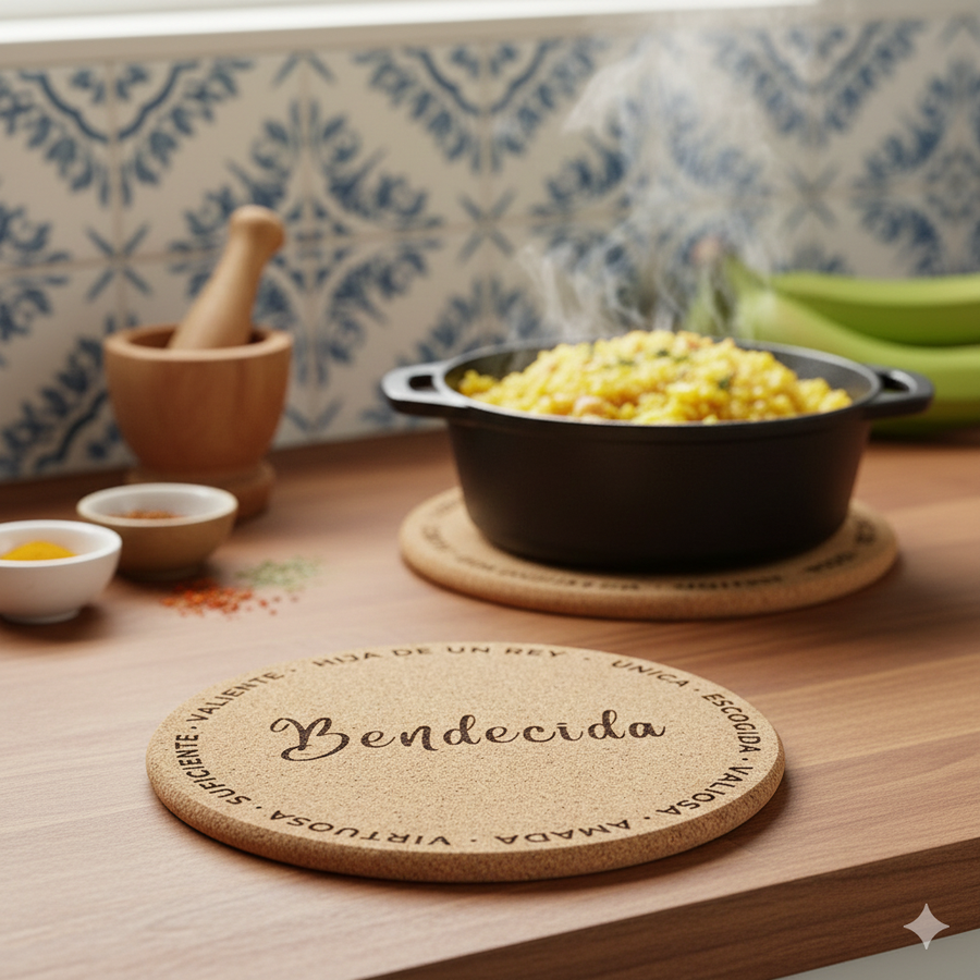 Creada Por Amor Pot Coaster