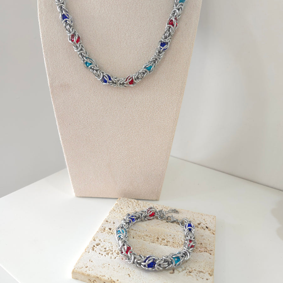 Anastasia Necklace and Bracelet