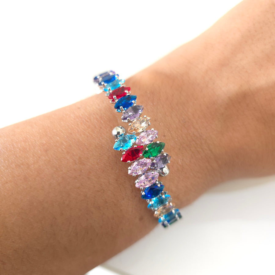 Multicolor Crystals Bracelet