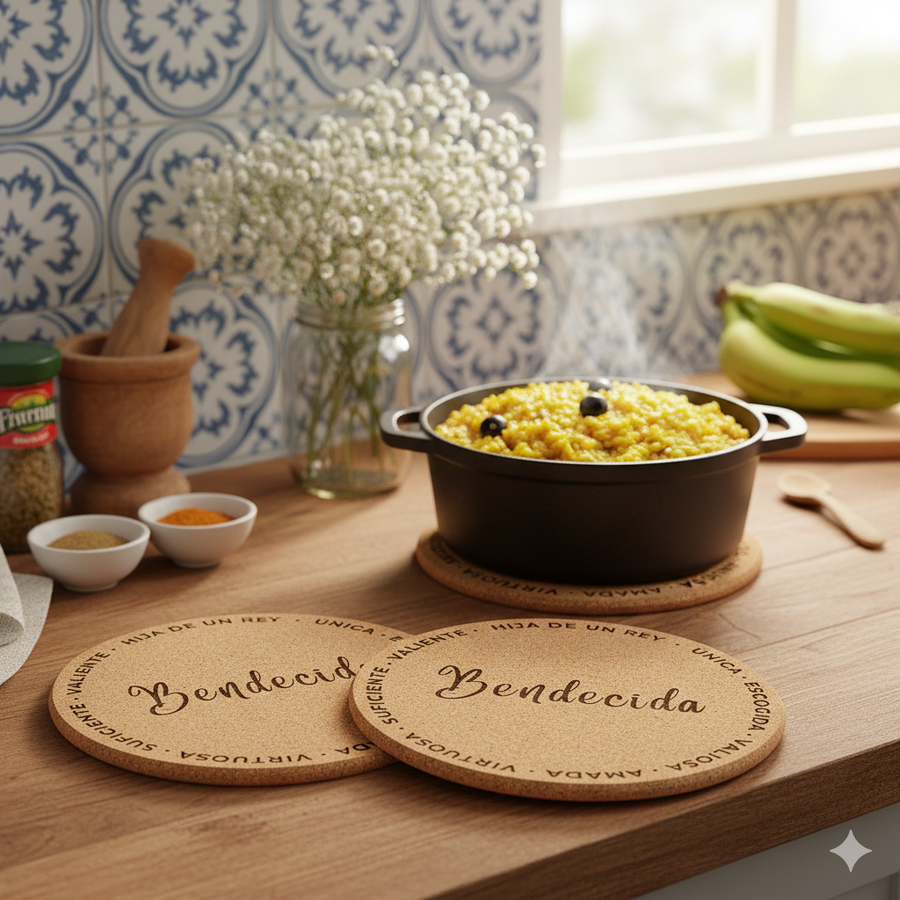 Creada Por Amor Pot Coaster