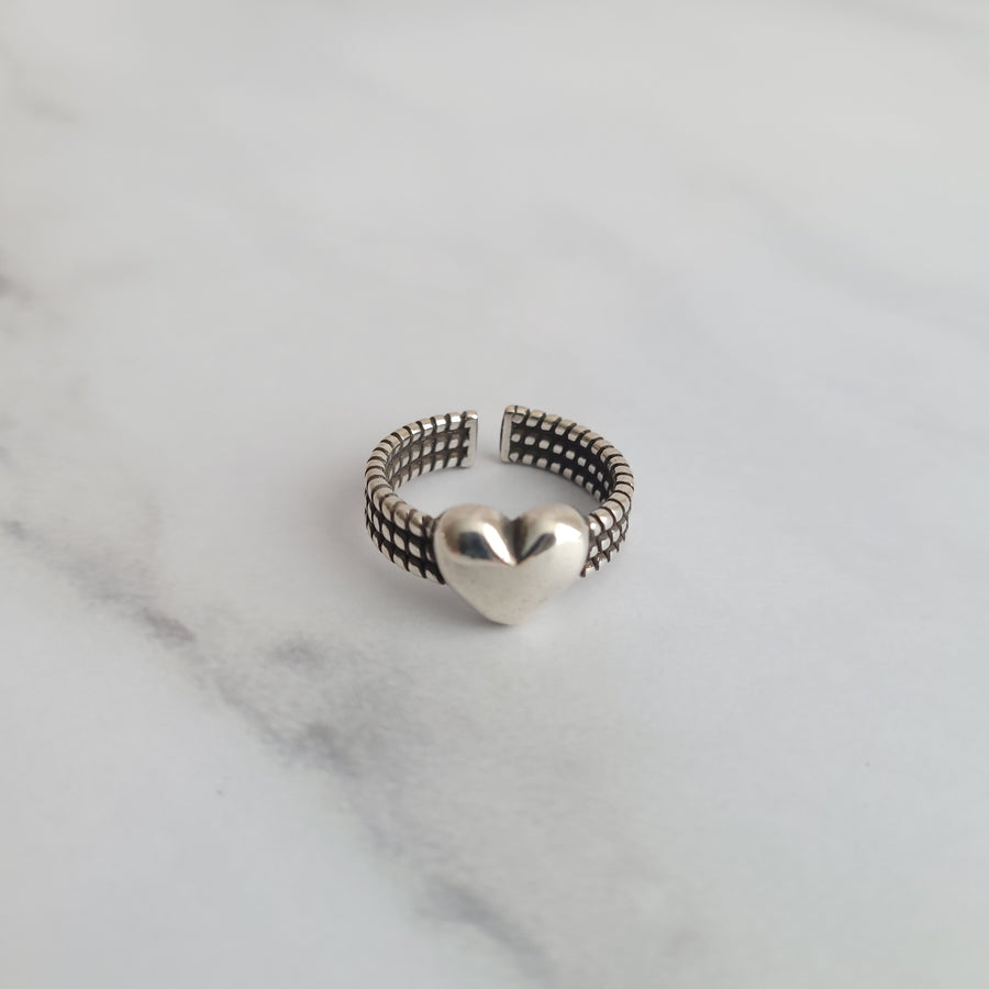 Sterling Silver Heart Ring