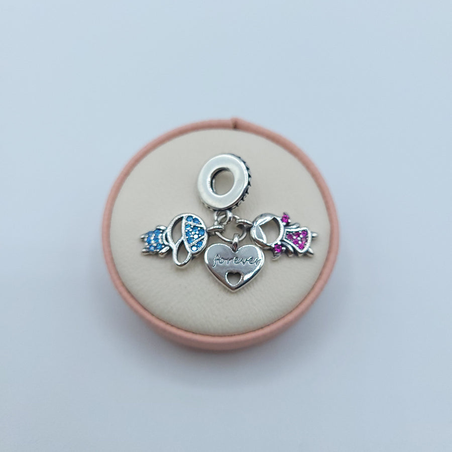 Boy and Girl Charm