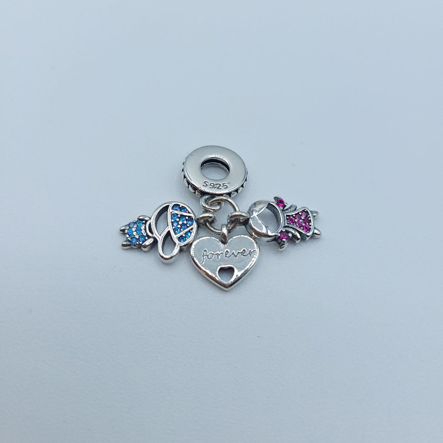 Boy and Girl Charm