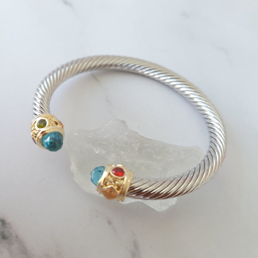 Blue Diana Bangle