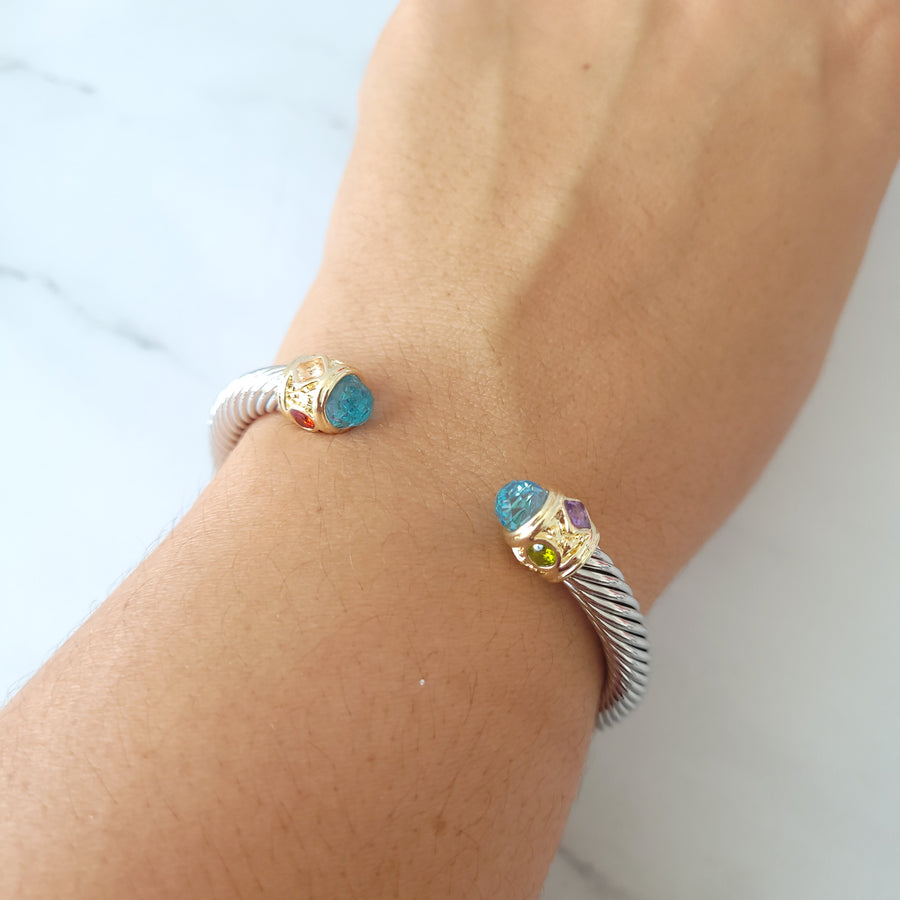 Blue Diana Bangle