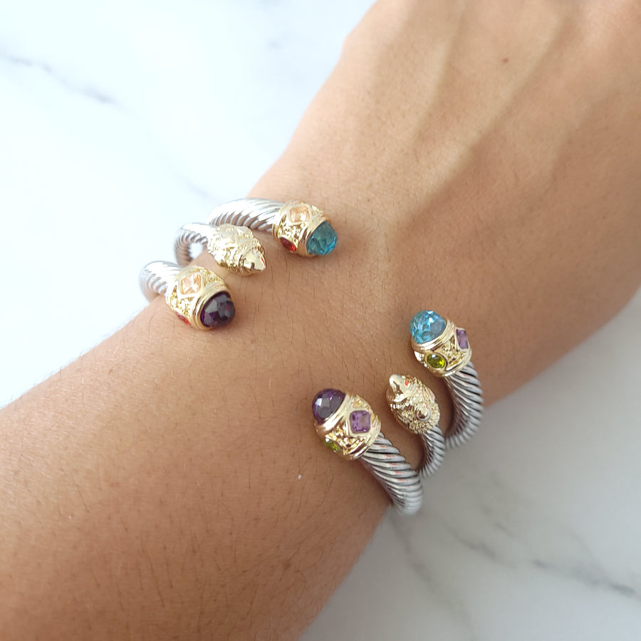 Blue Diana Bangle